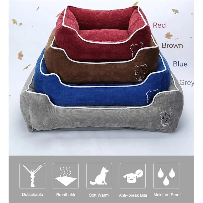 Cama para Cães em 4 tamanhos e 4 cõres
