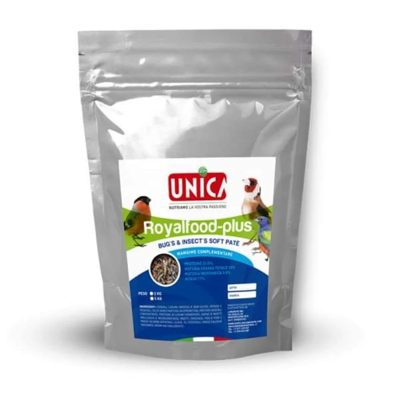 RoyalFood Plus (weiche Pastete von Käfern und Insekten) 1kg - Unica