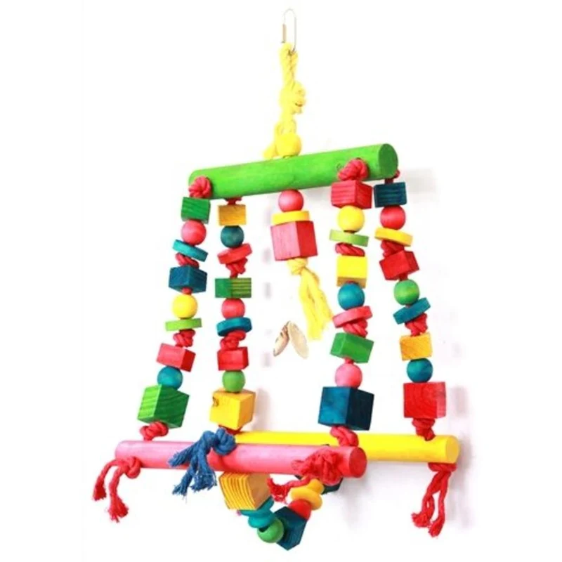 Papageienspielzeug Doppelschaukel - Happy Pet