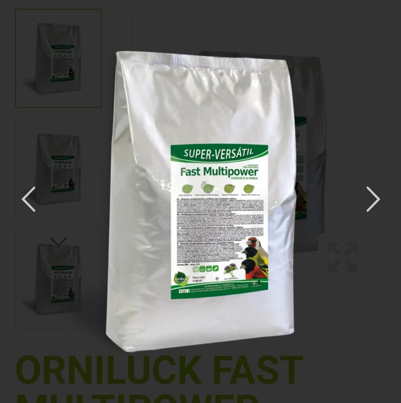 Fast Multipower Carduelis & Spinus 1kg (selbstverpackt) - Grünes Eifutter