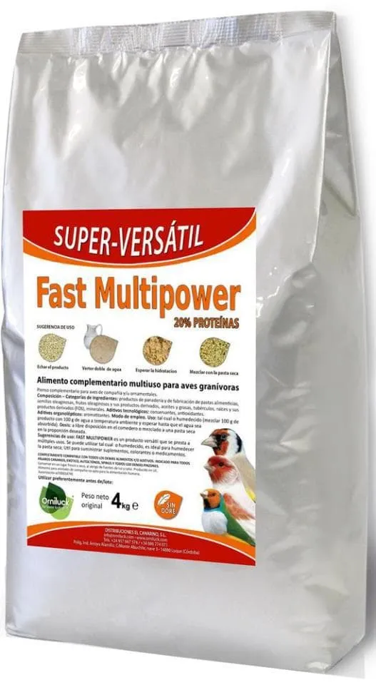 OrniLuck Fast Multipower (20% Proteine ​​+ Silimarina) 4kg