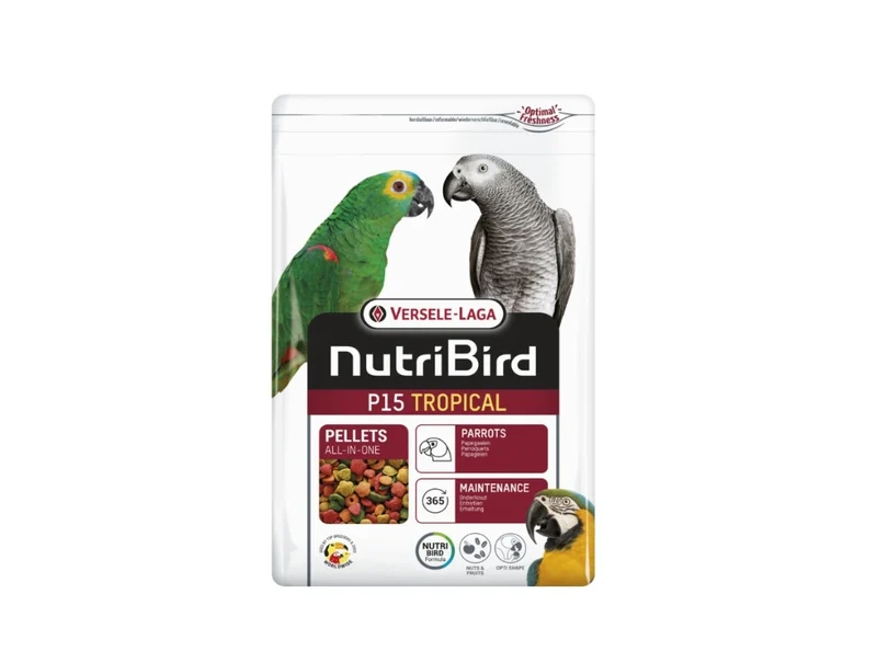 Nutribird P15 Tropical 5kg (selbst gewogen) - Extrudierte Pellets - Erhaltungsfutter für Papageien
