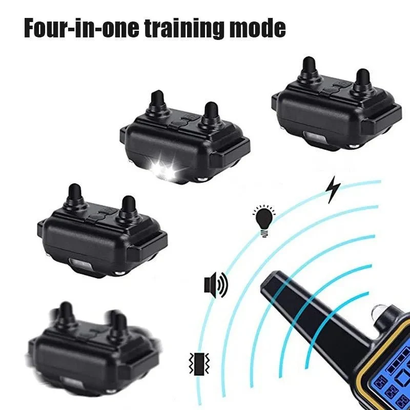 Coleira de Treino Recarregável com LCD Display (800 metros)