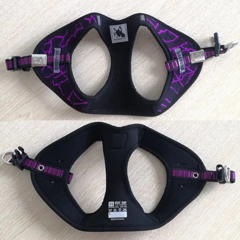 Peitoral "No-pull" Desportivo e Reflector