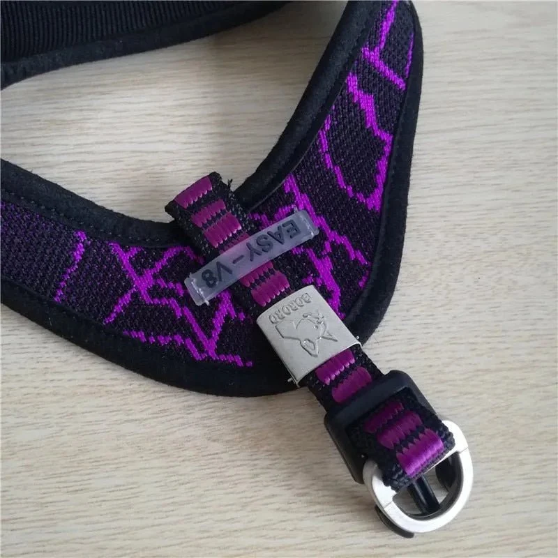 Peitoral "No-pull" Desportivo e Reflector