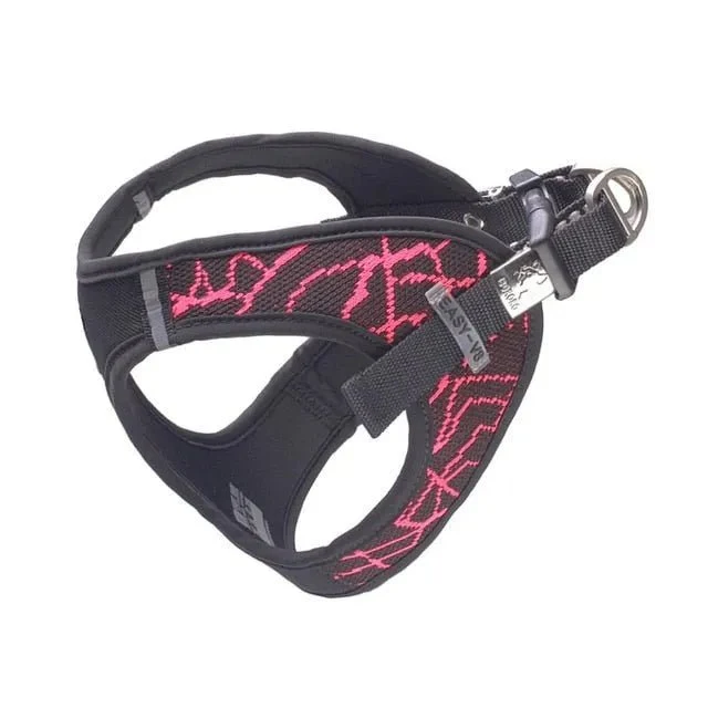Peitoral "No-pull" Desportivo e Reflector