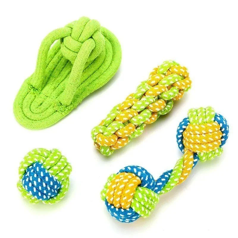 Brinquedos Ecológicos em corda de algodão, para cães
