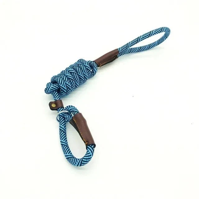 Trela tipo "slip rope", 2 em 1, ajustável, para Cães Médios e Grandes