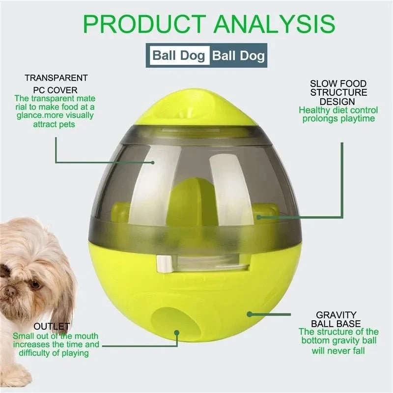 Brinquedo Interactivo / Dispensador de Biscoitos para Cães ou Gatos