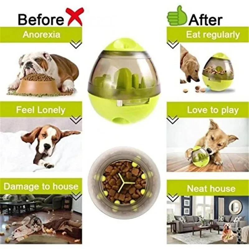Brinquedo Interactivo / Dispensador de Biscoitos para Cães ou Gatos