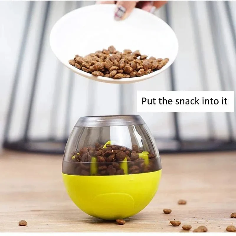 Brinquedo Interactivo / Dispensador de Biscoitos para Cães ou Gatos