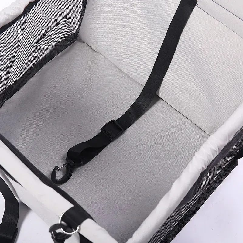 Transportadora de cães para banco de automóvel