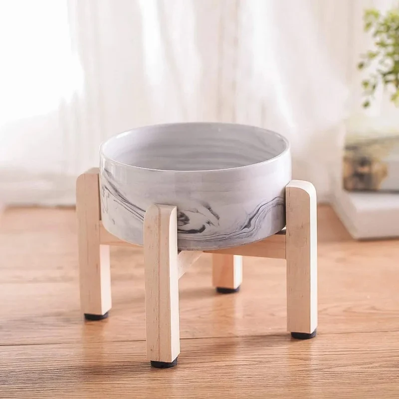 Comedouro / Bebedouro Cerâmico Elevado para Cães ou Gatos