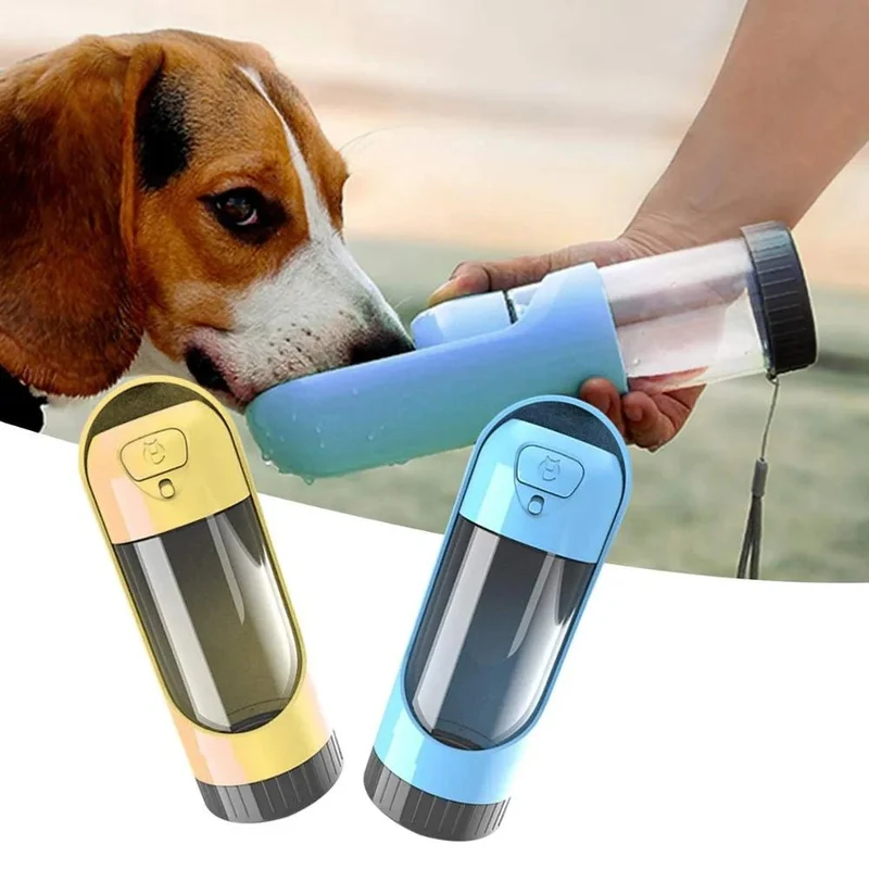 Bebedouro / Garrafa Portátil para Cães com Filtro de Carvão
