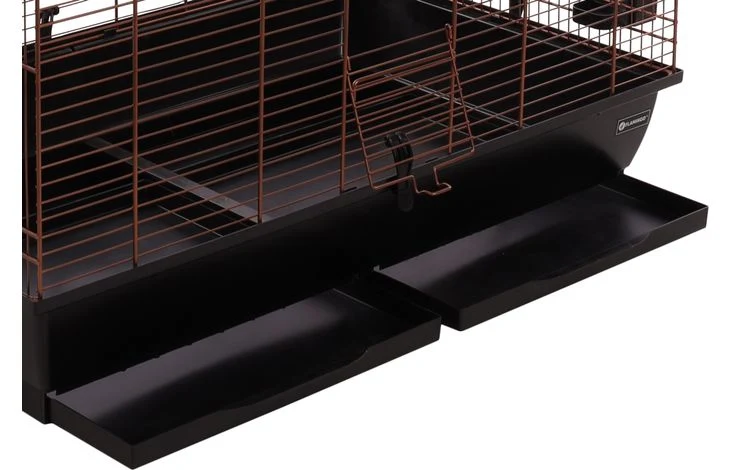 Wellensittichkäfig Macha Kupfer Schwarz - Flamingo - 78x47.5x77.5