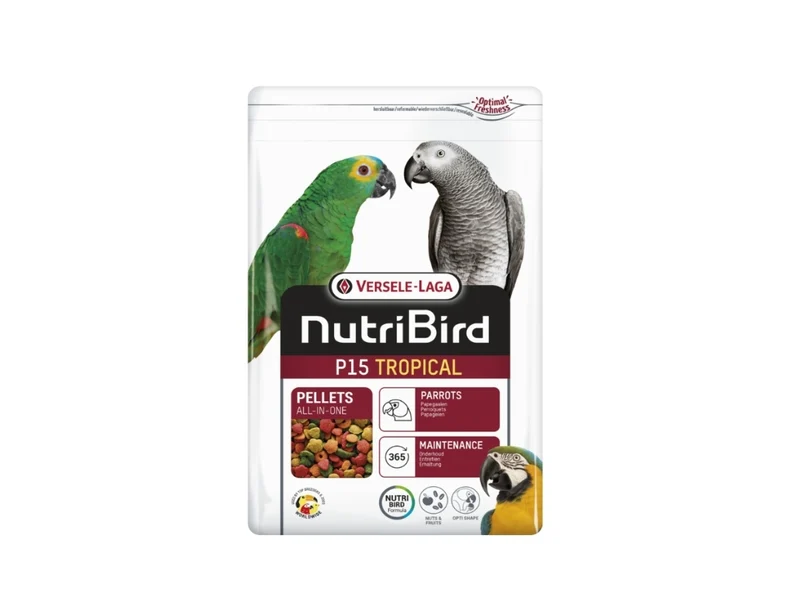 Nutribird P15 Tropical 1kg (selbst gewogen) - Extrudierte Pellets - Erhaltungsfutter für Papageien
