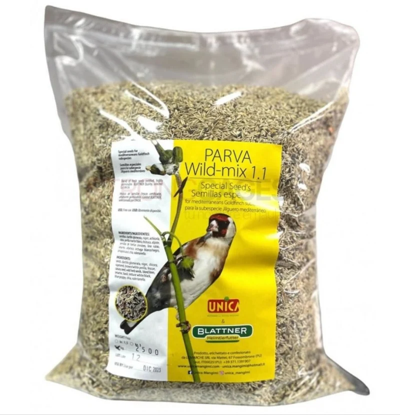 Parva Wildmix 1.1 - 2,5kg - Spezialsaatgut - Hochkeimfähig - UNICA & BLATTNER