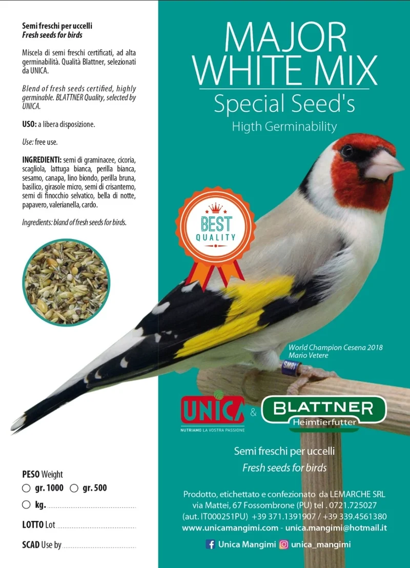 Major White Mix 1.5 kg – Spezialsamen – Hohe Keimkraft – Unica & Blattner