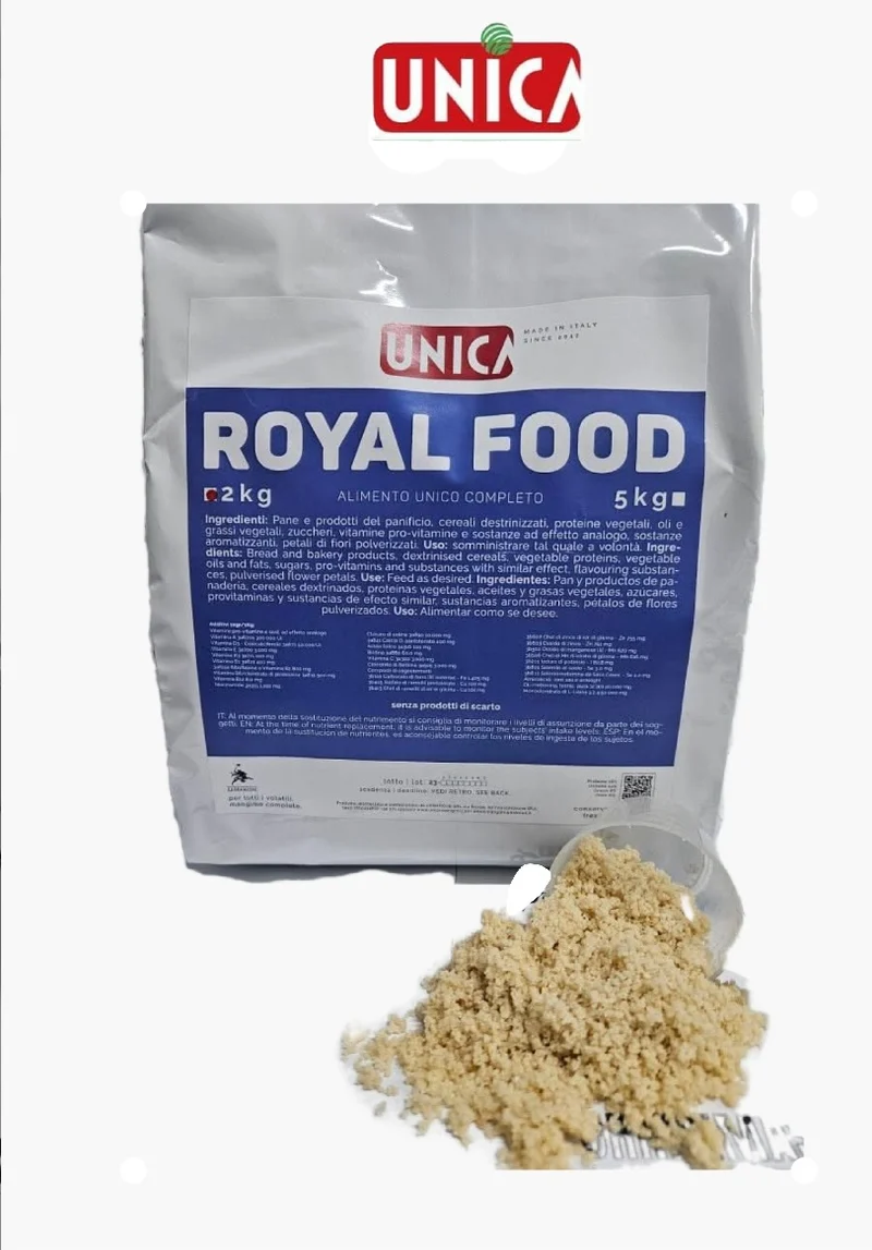 RoyalFood 2kg - Mischung aus Krebstieren, Raupen und Proteinen - Unica - Für alle Vogelarten