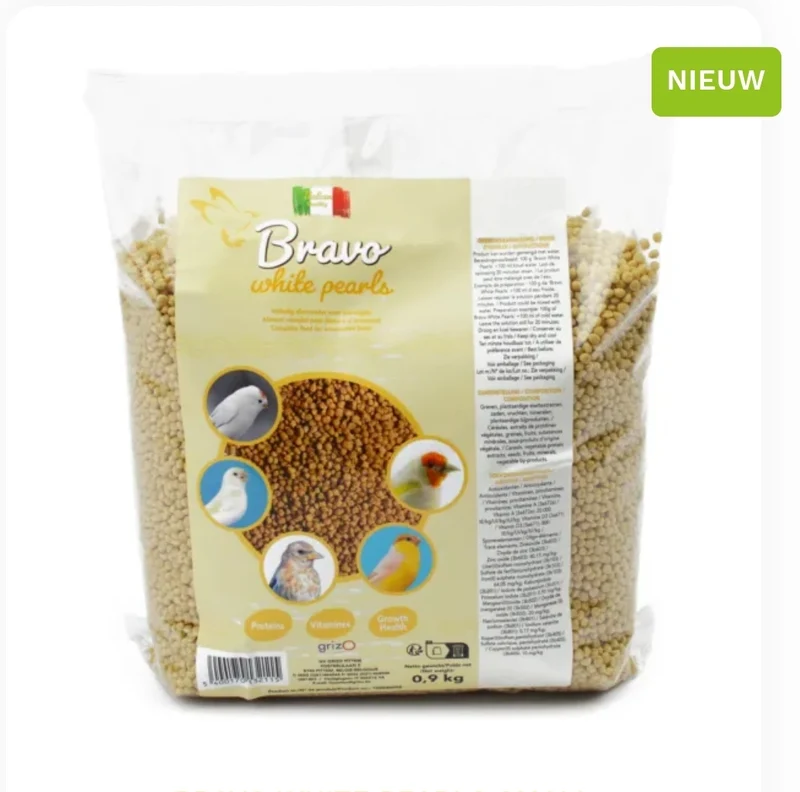 Bravo White Pearls 900 Gramm (perle morbid white)