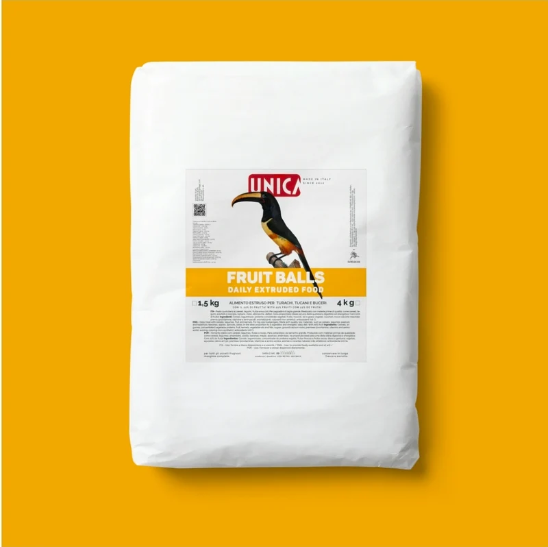 EXTRUDIERTE FRUCHT-Fruchtbällchen 3 kg Unica & Meeks