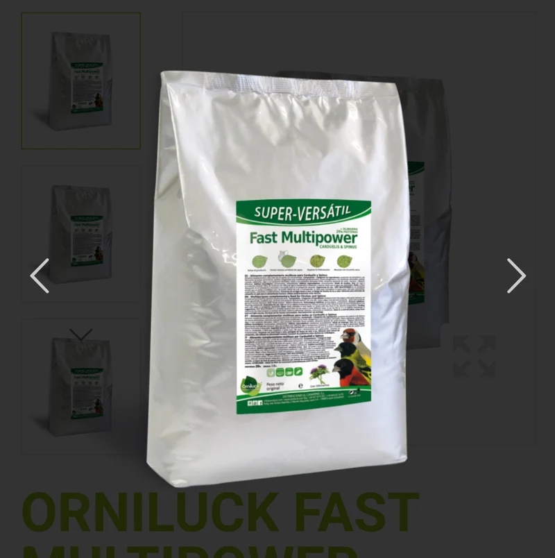 Fast Multipower Carduelis & Spinus 4kg - OrniLuck - Grünes Eifutter