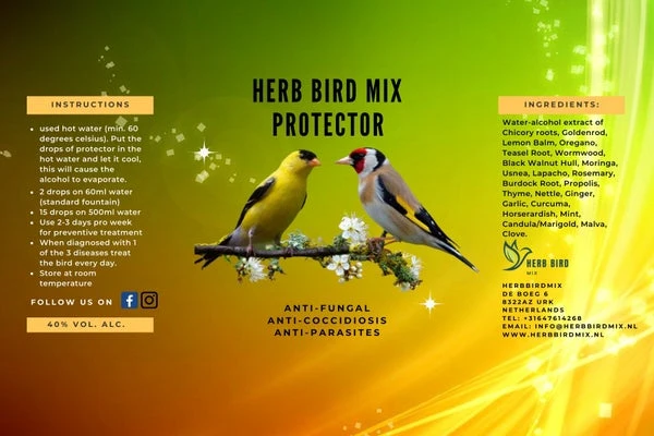 Protector 50 ml – 3-in-1 (*) – Rundumschutz – Kräuter-Vogelschutzmischung