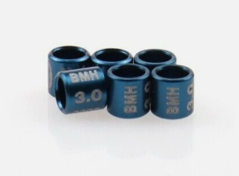 Aluminiumringe 2.7 mm ohne Jahr mit Initialen