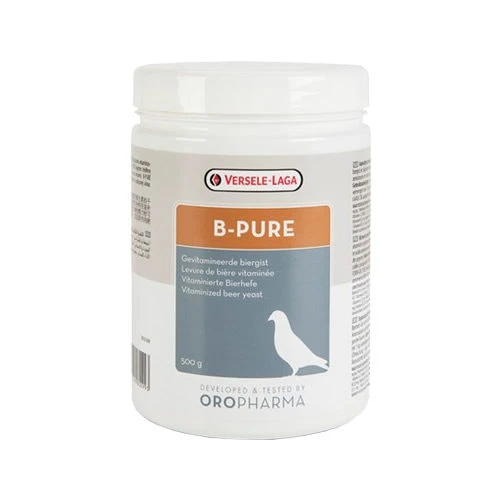 Oropharma B-Pure Vitaminisierte Bierhefe – Nahrungsergänzungsmittel für Tauben – 500 Gramm