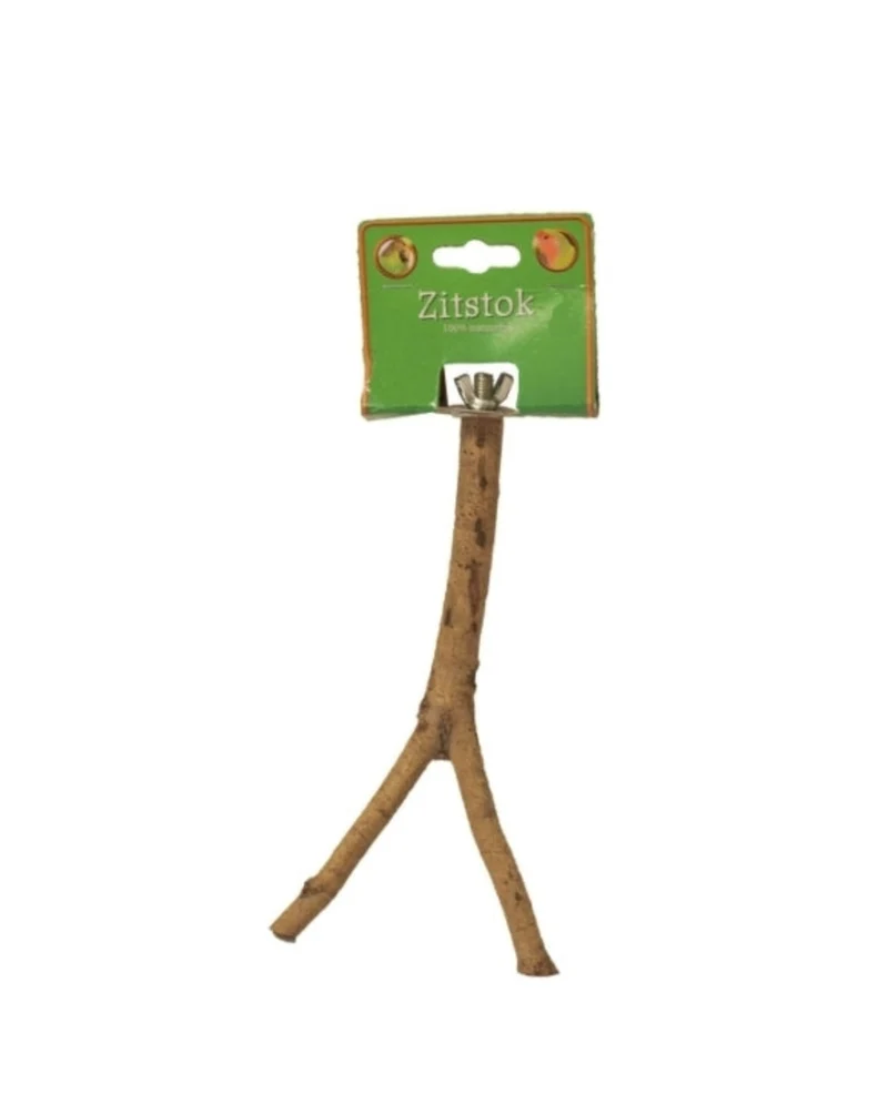 Sitzstange aus Holz, Ast in Y-Form, 35 cm