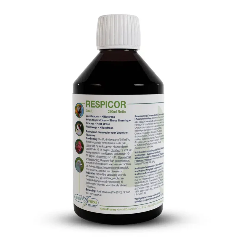 Respicor 250 ml (Atemwege und Hitzestress) - Neornipharma