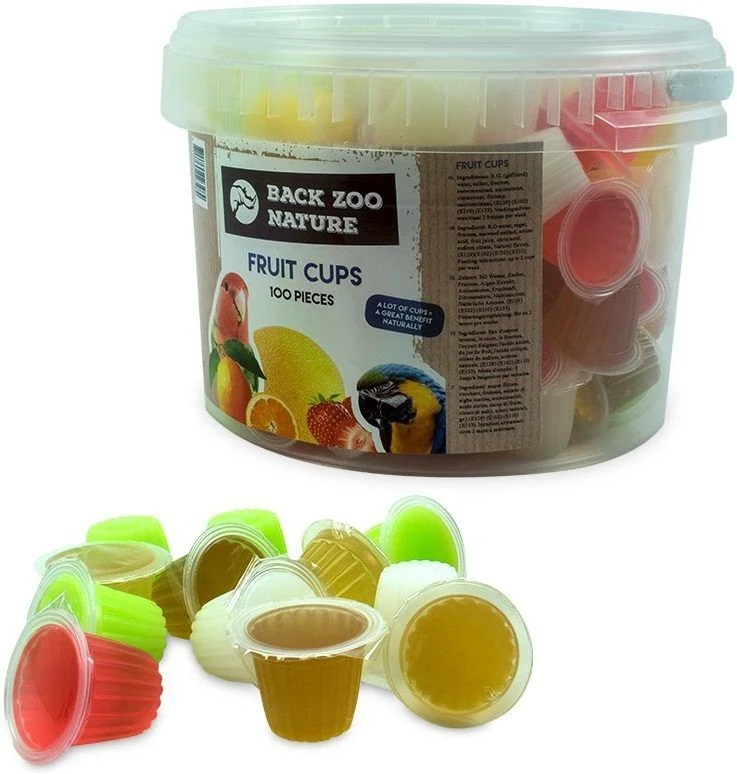 Obstbecher Mix Eimer 100 Stück - Zurück Zoo Nature
