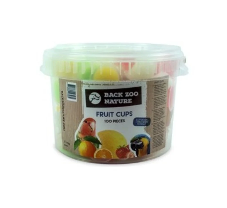 Obstbecher Mix Eimer 100 Stück - Zurück Zoo Nature