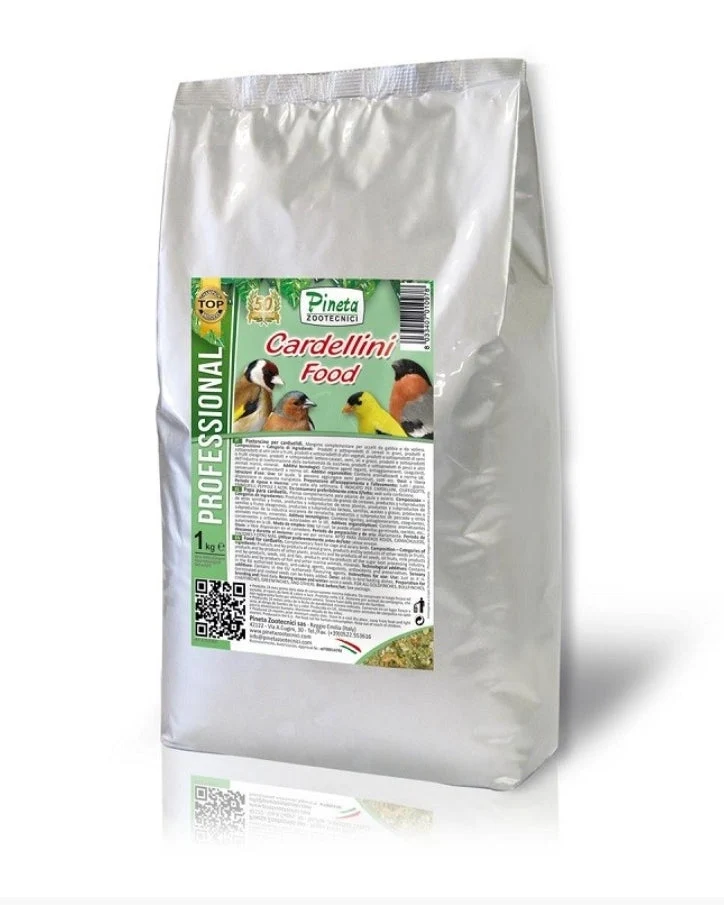 Cardellini-Lebensmittel 3kg ( + Chia, Löwenzahn ) - Pineta Zootecnisi