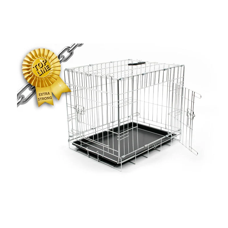 Duvo+ Drahtkäfig Silber XXL 123x77x83 cm