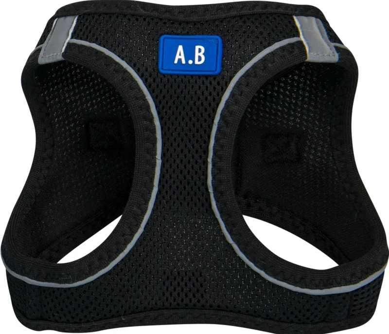 Animal Boulevard Air-Mesh Komfortgeschirr Schwarz 4 kg