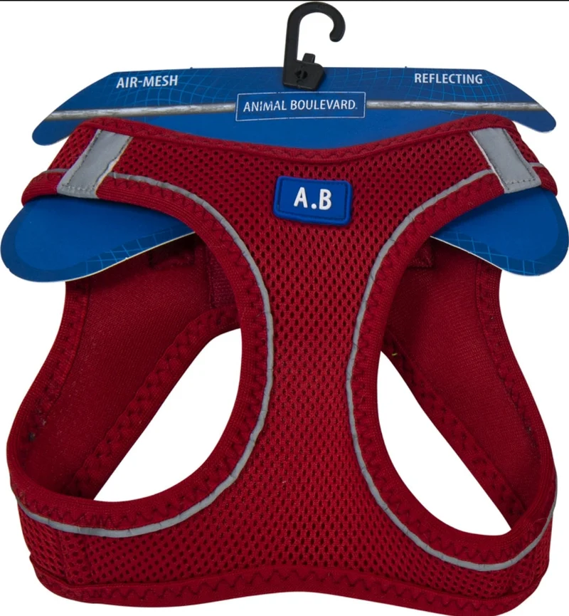 Animal Boulevard Air-Mesh Komfortgeschirr Rot 16 kg