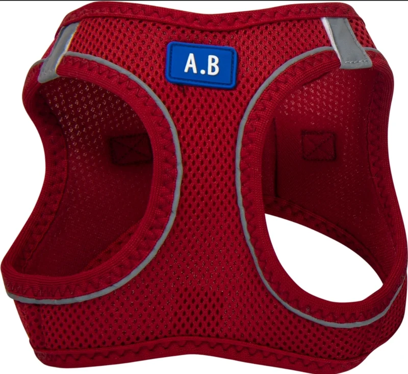 Animal Boulevard Air-Mesh Komfortgeschirr Rot 3 kg