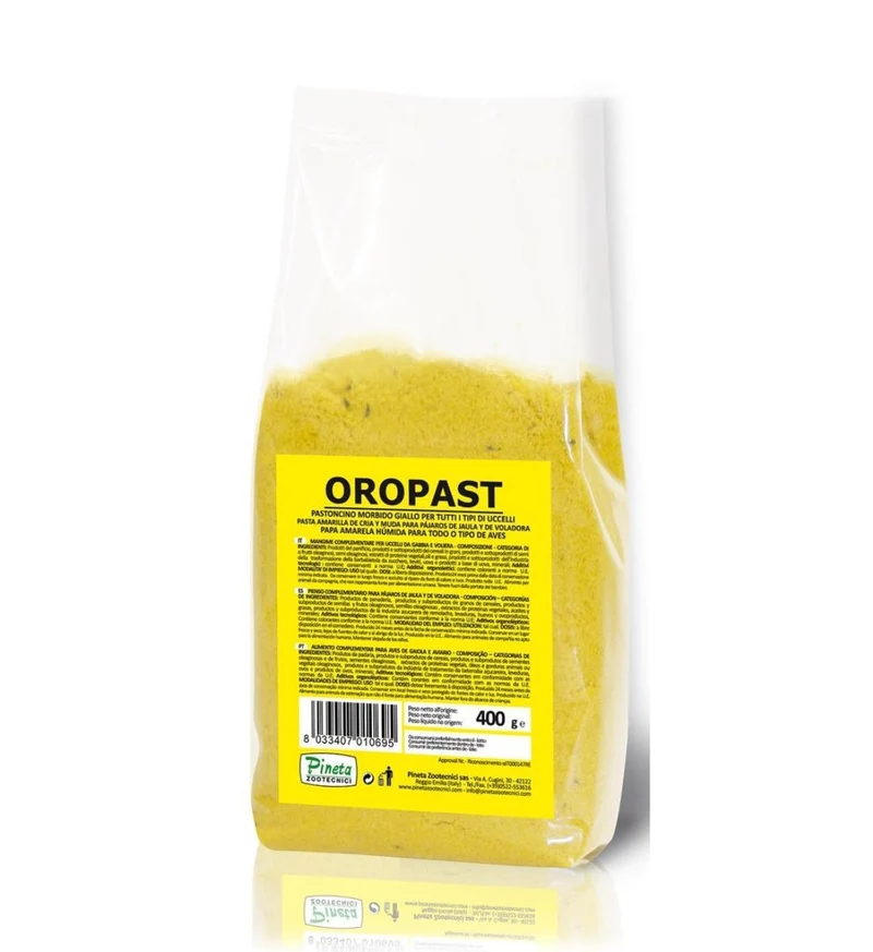 Oropast 1kg ( Klassisches gelbes Eifutter ) - Pineta Zootecnisi