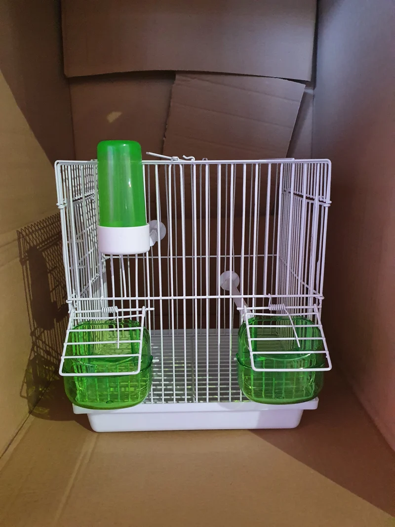 Transportkäfig / Grüner Singkäfig