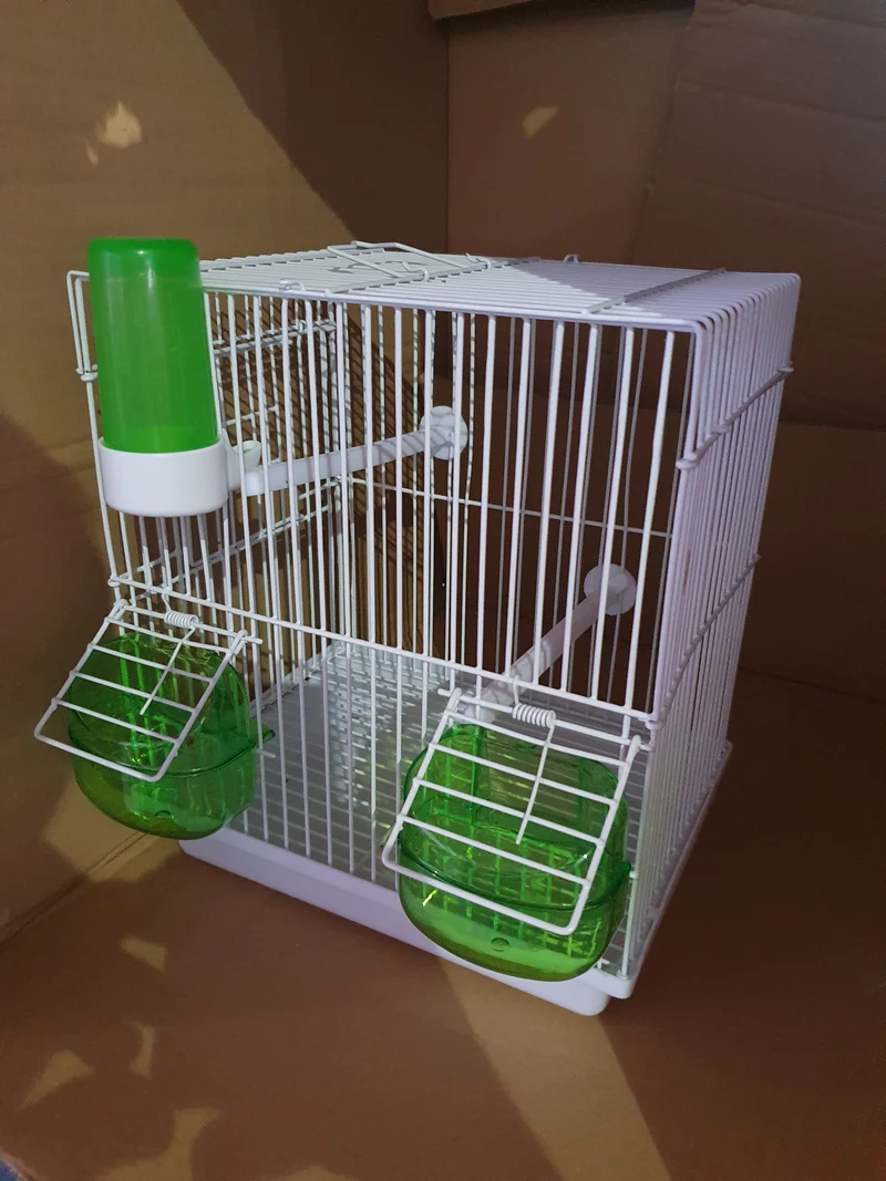 Transportkäfig / Grüner Singkäfig