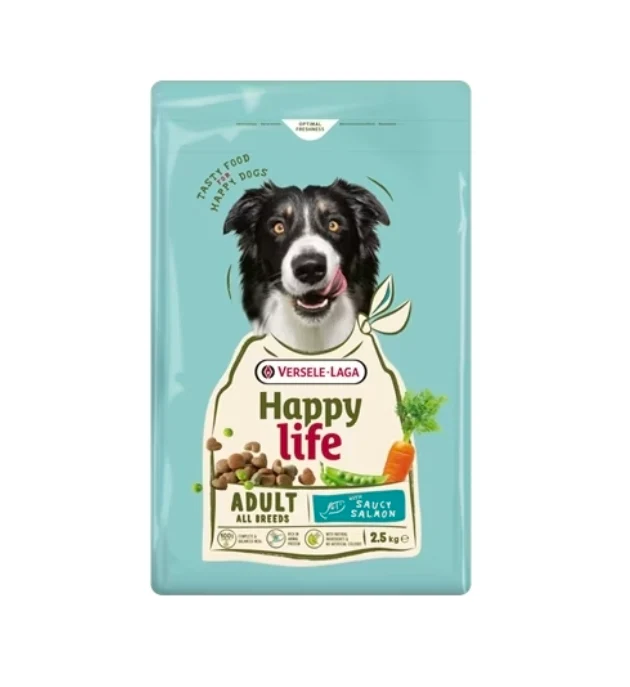 Happy Life Adult Lachs Hundefutter 2.5 kg - Versele Laga