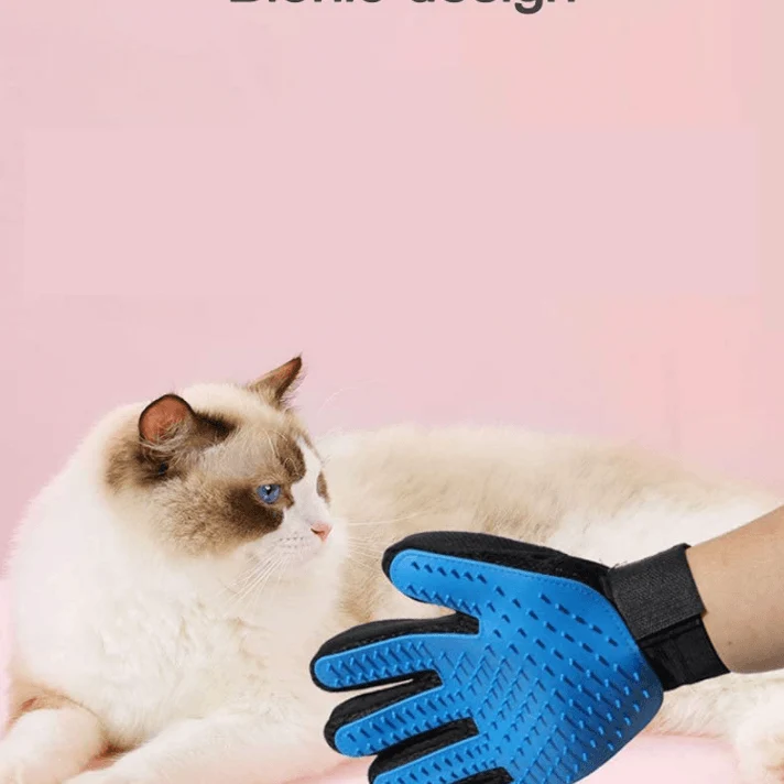 Escova Luva em Latex para Cães ou Gatos