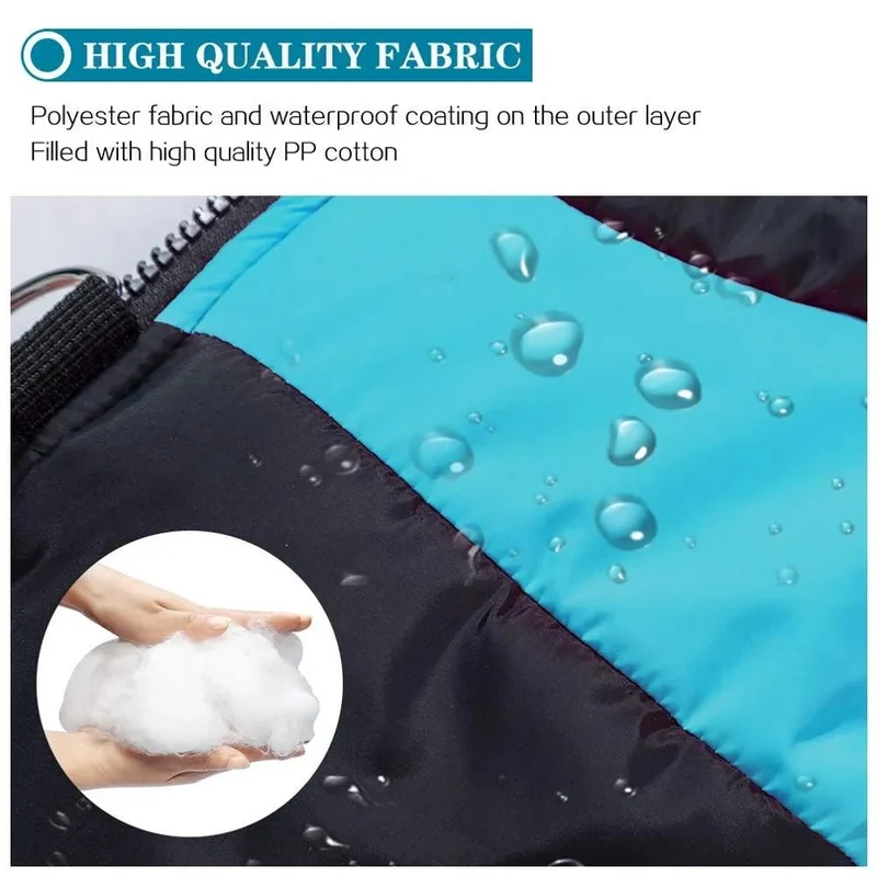 Casaco Protetor para Cães - Casaco de Inverno Impermeável (chuva)