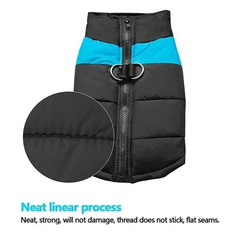 Casaco Protetor para Cães - Casaco de Inverno Impermeável (chuva)