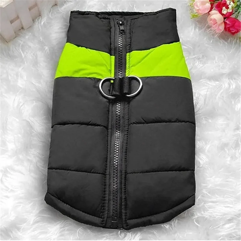 Casaco Protetor para Cães - Casaco de Inverno Impermeável (chuva)