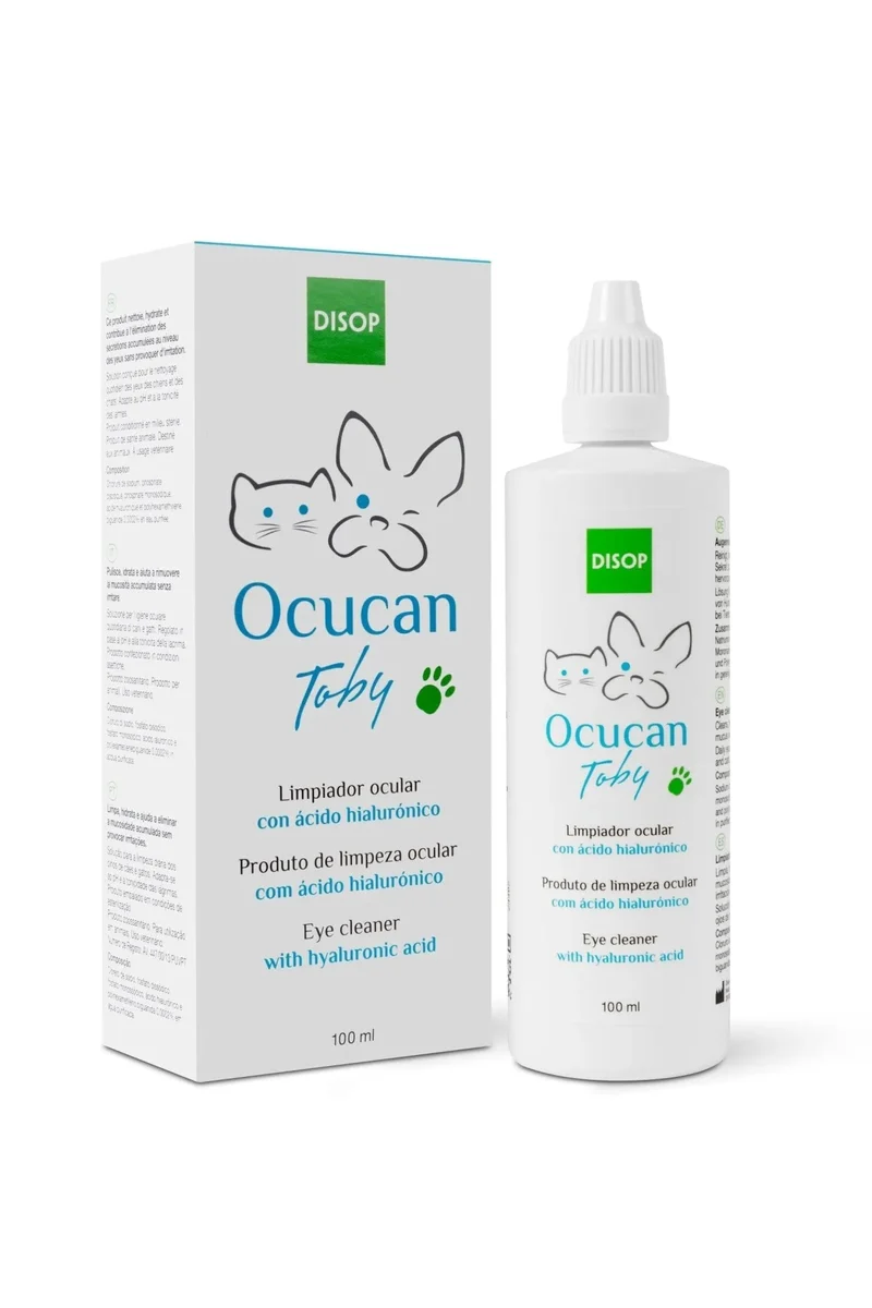 Limpeza Ocular para Cães e Gatos - OCUCAN TOBY 100 ml