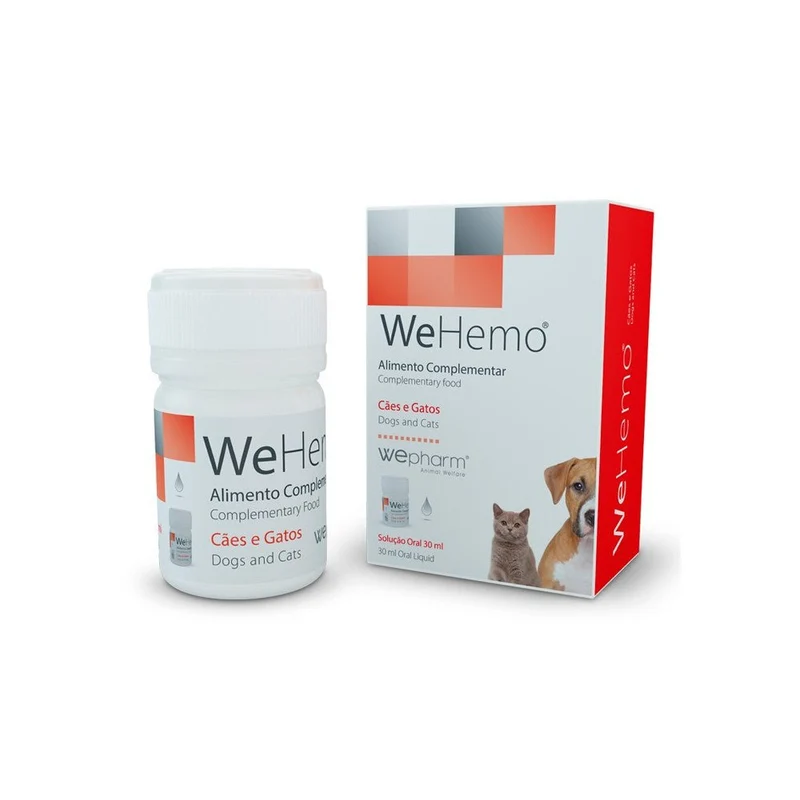 WeHemo — Suporte Hematopoiético para Cães e Gatos | 30 ml