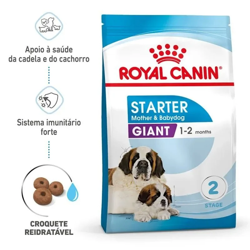Royal Canin Pediatric Starter Puppy Giant Dog - Para Cachorros de Raça Gigante - 15 Quilos