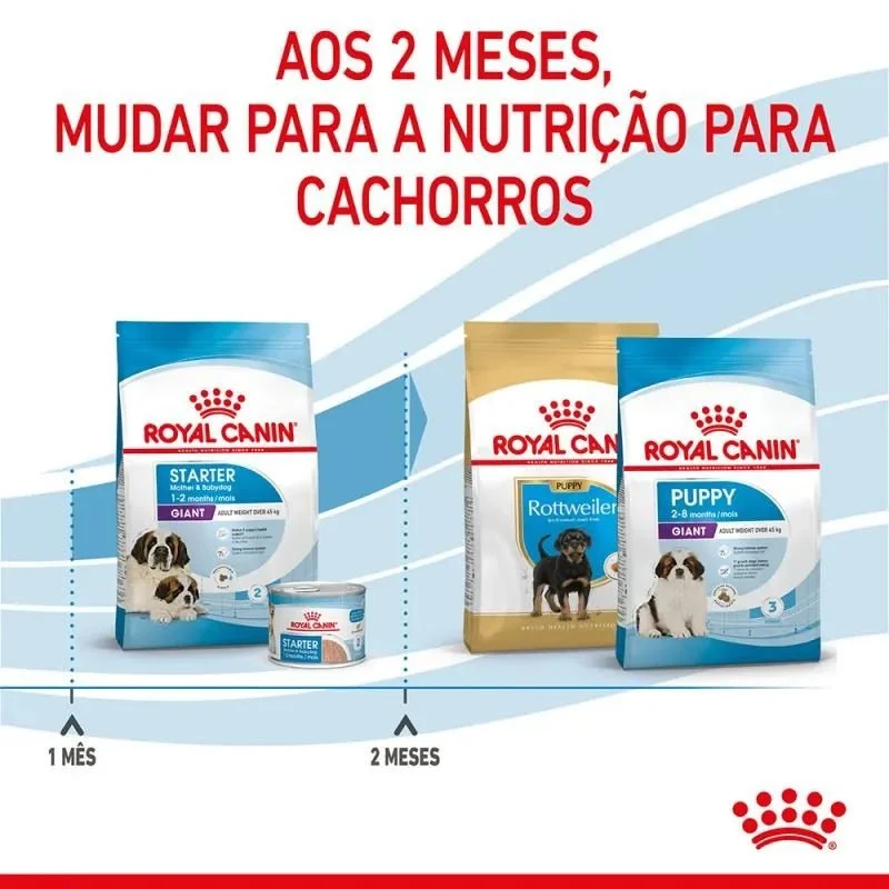 Royal Canin Pediatric Starter Puppy Giant Dog - Para Cachorros de Raça Gigante - 15 Quilos